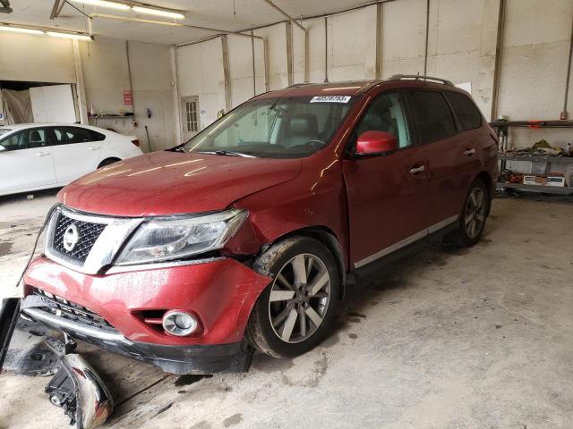 5N1AR2MM8EC670500 - 2014 NISSAN PATHFINDER S MAROON photo 1