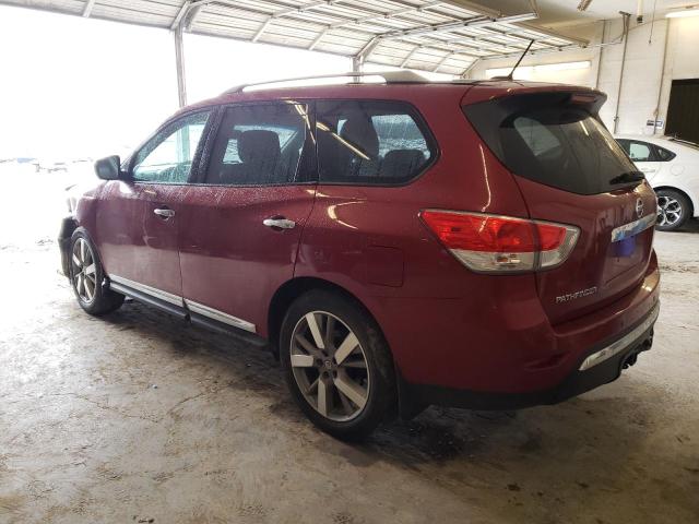 5N1AR2MM8EC670500 - 2014 NISSAN PATHFINDER S MAROON photo 2