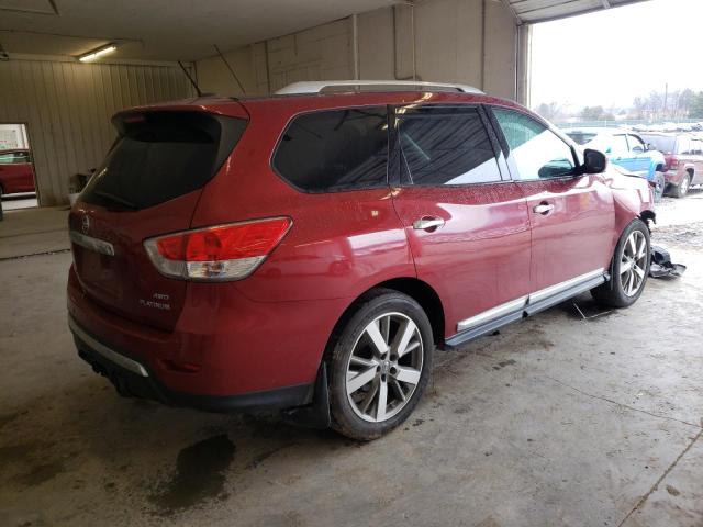 5N1AR2MM8EC670500 - 2014 NISSAN PATHFINDER S MAROON photo 3