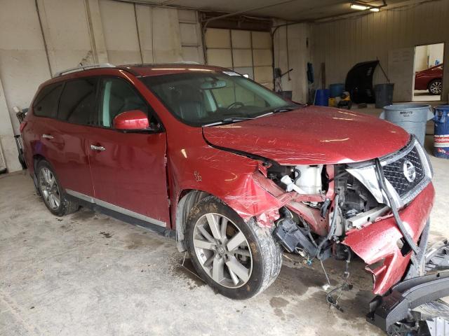 5N1AR2MM8EC670500 - 2014 NISSAN PATHFINDER S MAROON photo 4