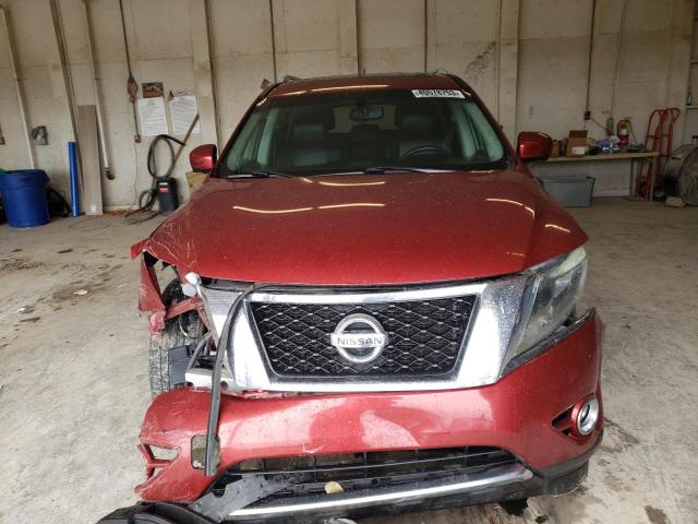 5N1AR2MM8EC670500 - 2014 NISSAN PATHFINDER S MAROON photo 5