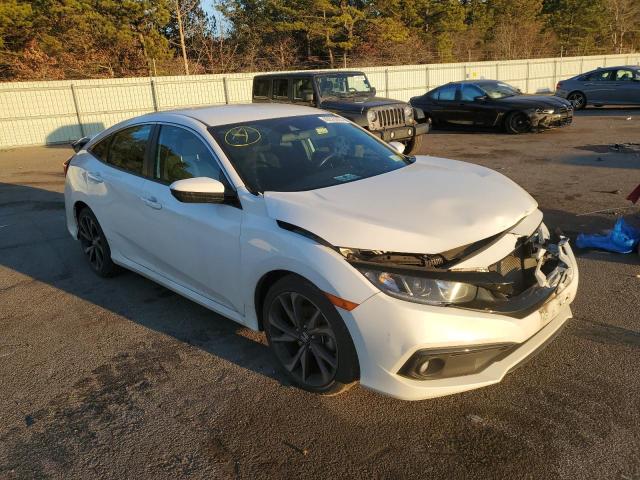 2HGFC2F82KH588896 - 2019 HONDA CIVIC SPORT WHITE photo 4