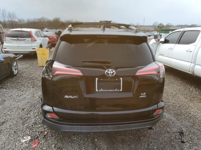 2T3BFREV0HW576517 - 2017 TOYOTA RAV4 LE BLACK photo 6