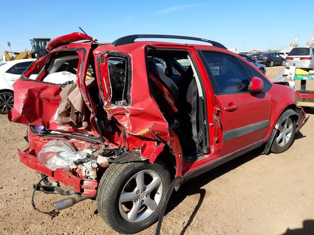 JS2YB413975106673 - 2007 SUZUKI SX4 RED photo 4