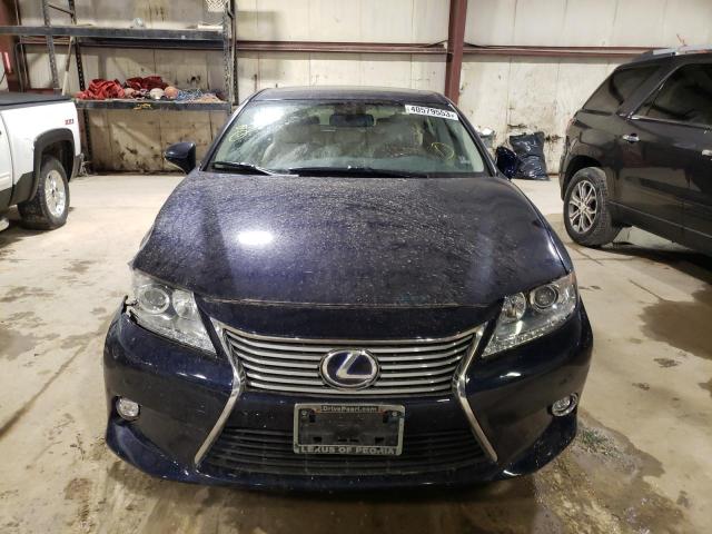 JTHBW1GG2F2095737 - 2015 LEXUS ES 300H BLUE photo 5