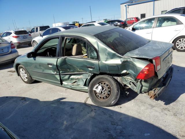 2HGES16314H614467 - 2004 HONDA CIVIC DX VP GREEN photo 2