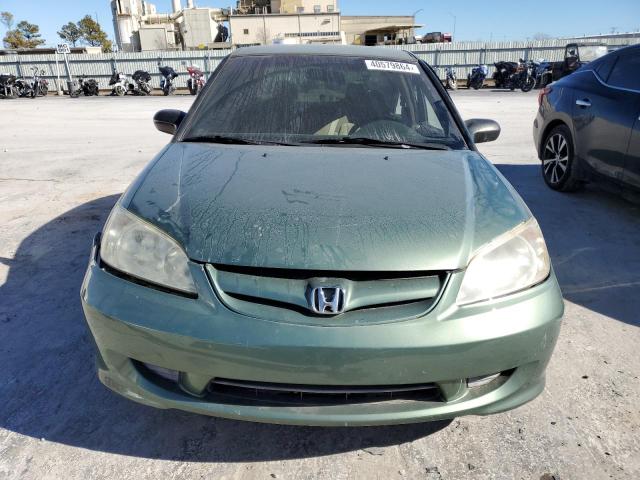 2HGES16314H614467 - 2004 HONDA CIVIC DX VP GREEN photo 5