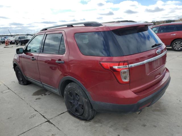 1FM5K7B91DGA79384 - 2013 FORD EXPLORER BURGUNDY photo 2