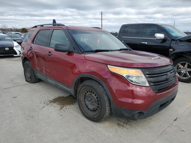 1FM5K7B91DGA79384 - 2013 FORD EXPLORER BURGUNDY photo 4