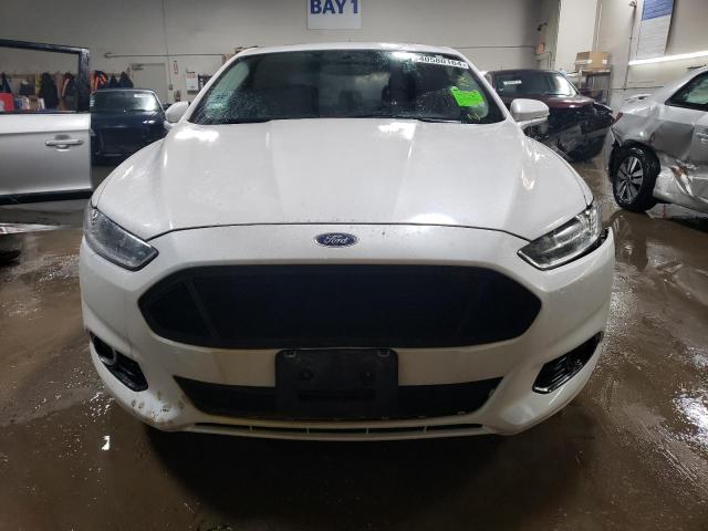 3FA6P0K99ER304314 - 2014 FORD FUSION TITANIUM WHITE photo 5