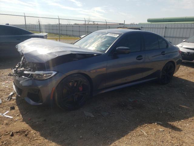 3MW5U7J09M8B52305 - 2021 BMW M340I GRAY photo 1