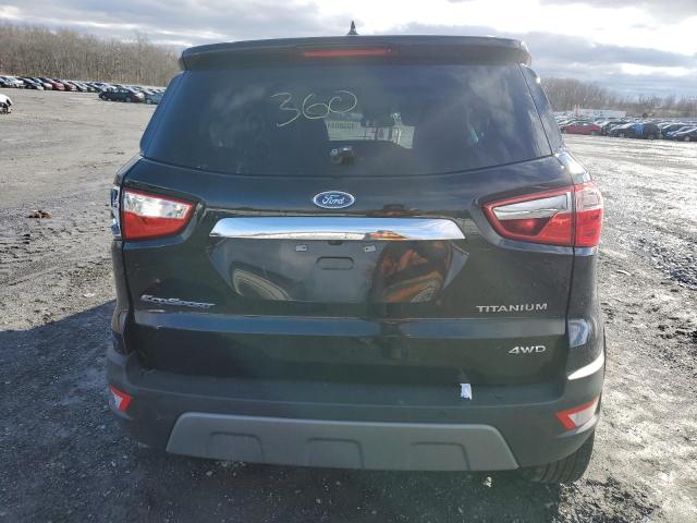 MAJ6S3KL6NC459414 - 2022 FORD ECOSPORT TITANIUM BLACK photo 6