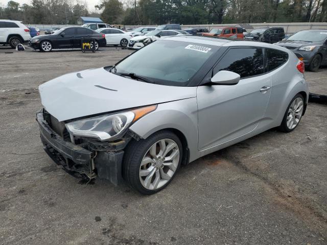 KMHTC6AD8FU225417 - 2015 HYUNDAI VELOSTER SILVER photo 1