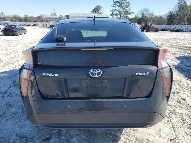 JTDKBRFU6J3066179 - 2018 TOYOTA PRIUS BLACK photo 6