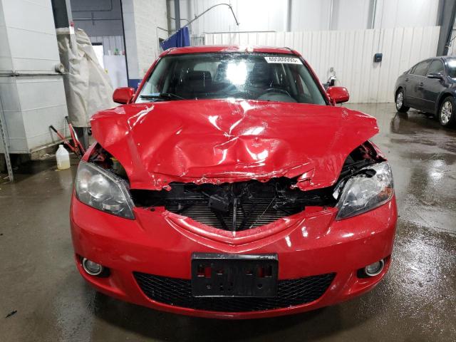 JM1BK143741202167 - 2004 MAZDA 3 HATCHBACK RED photo 5