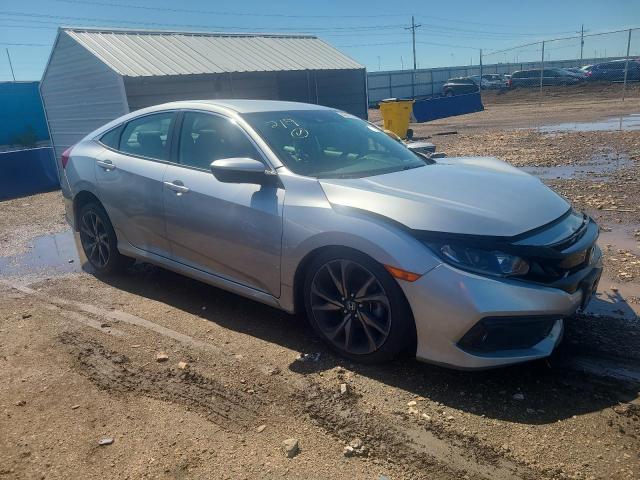 19XFC2F82ME004218 - 2021 HONDA CIVIC SPORT ვერცხლისფერი ფოტო 4