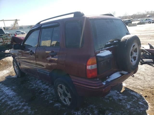 2S3TD52V136102606 - 2003 SUZUKI VITARA JLX MAROON photo 2