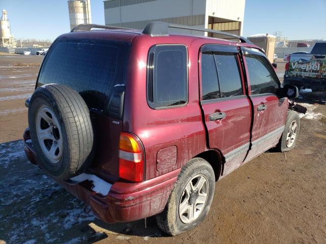 2S3TD52V136102606 - 2003 SUZUKI VITARA JLX MAROON photo 3