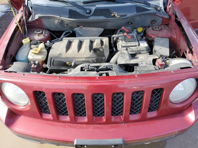 1C4NJRFB3CD543677 - 2012 JEEP PATRIOT LATITUDE RED photo 11