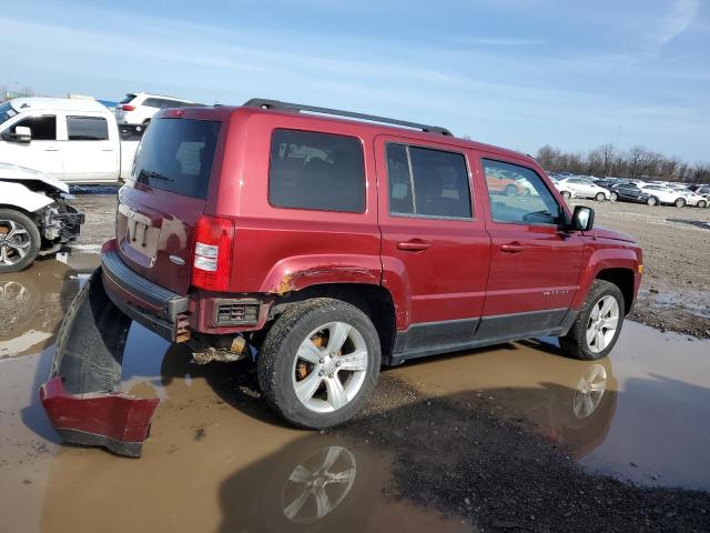 1C4NJRFB3CD543677 - 2012 JEEP PATRIOT LATITUDE RED photo 3