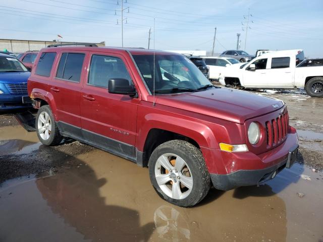 1C4NJRFB3CD543677 - 2012 JEEP PATRIOT LATITUDE RED photo 4