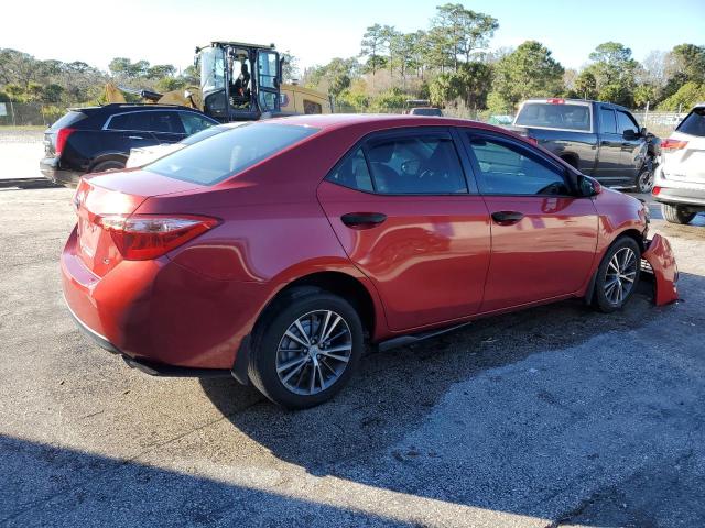 5YFBURHE9HP713496 - 2017 TOYOTA COROLLA L RED photo 3