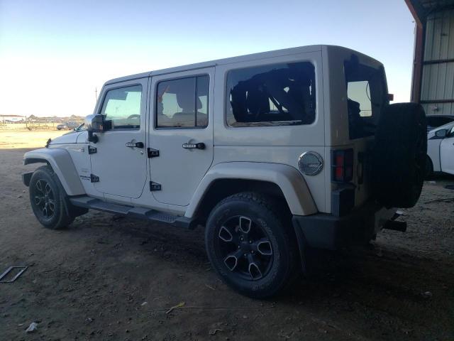 1C4BJWEG2CL205448 - 2012 JEEP WRANGLER U SAHARA WHITE photo 2