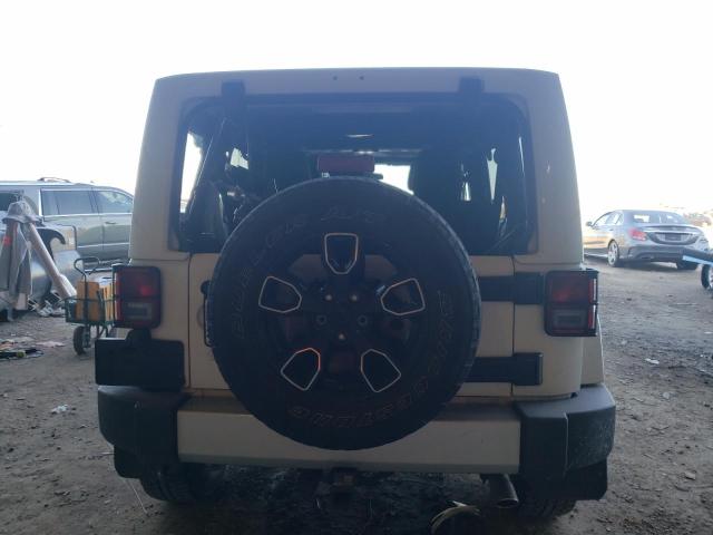 1C4BJWEG2CL205448 - 2012 JEEP WRANGLER U SAHARA WHITE photo 6