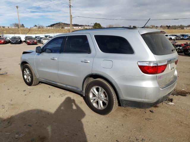 1D4RE4GG0BC708854 - 2011 DODGE DURANGO CREW SILVER photo 2