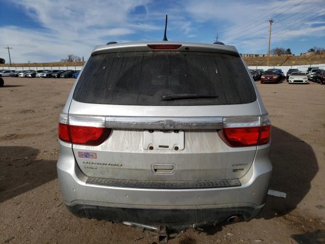 1D4RE4GG0BC708854 - 2011 DODGE DURANGO CREW SILVER photo 6