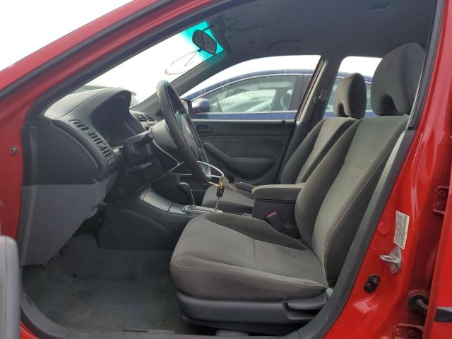 1HGES16395L000397 - 2005 HONDA CIVIC DX VP RED photo 7