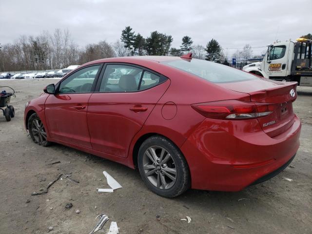 5NPD84LF0HH177115 - 2017 HYUNDAI ELANTRA SE RED photo 2