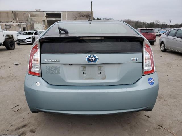 JTDKN3DU4E1844696 - 2014 TOYOTA PRIUS GREEN photo 6