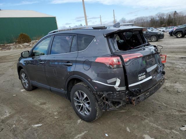 JTMRJREVXGD050808 - 2016 TOYOTA RAV4 HV XLE GRAY photo 2