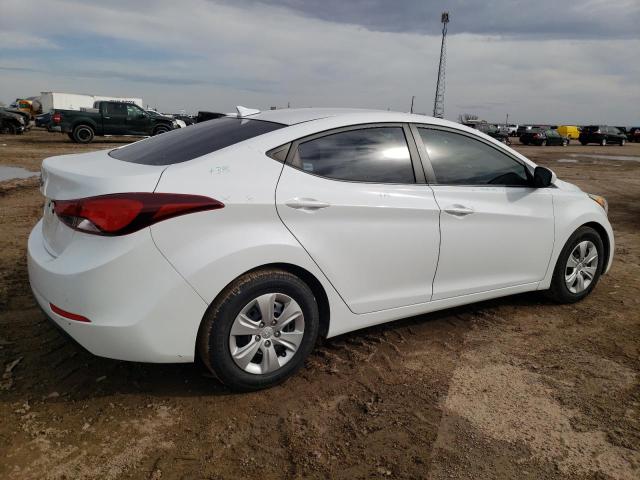 5NPDH4AE3GH782027 - 2016 HYUNDAI ELANTRA SE WHITE photo 3