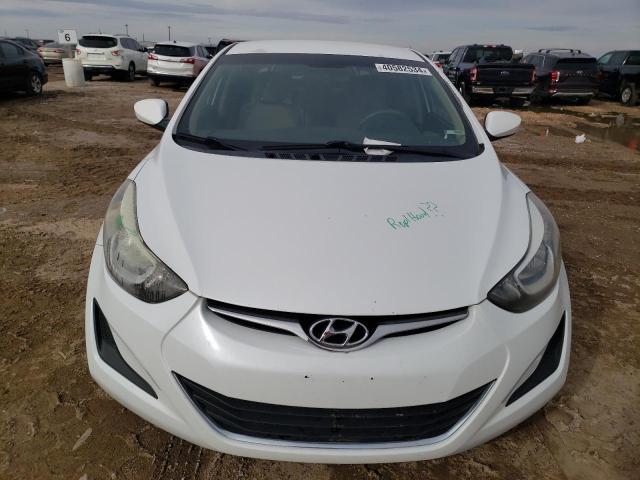 5NPDH4AE3GH782027 - 2016 HYUNDAI ELANTRA SE WHITE photo 5