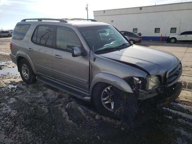 5TDBT44A23S141549 - 2003 TOYOTA SEQUOIA SR5 SILVER photo 4