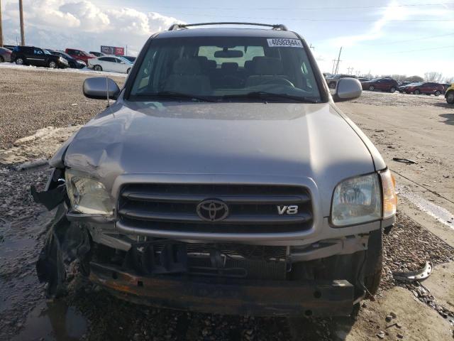 5TDBT44A23S141549 - 2003 TOYOTA SEQUOIA SR5 SILVER photo 5