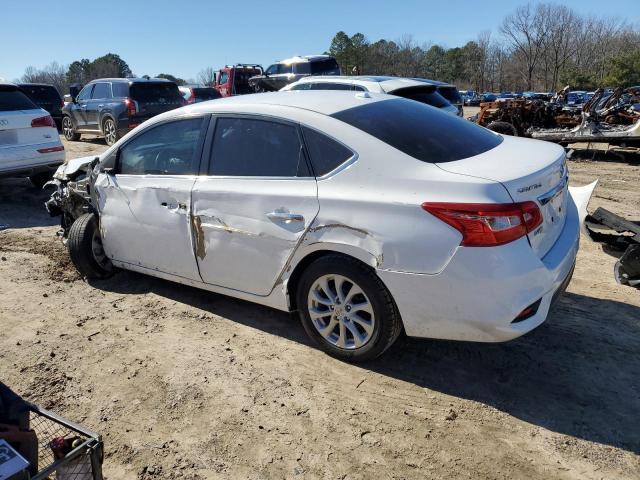 3N1AB7AP3KL616240 - 2019 NISSAN SENTRA S WHITE photo 2