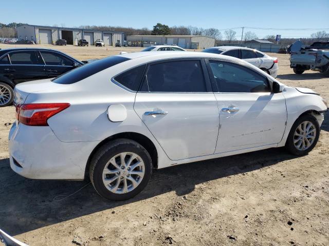 3N1AB7AP3KL616240 - 2019 NISSAN SENTRA S WHITE photo 3