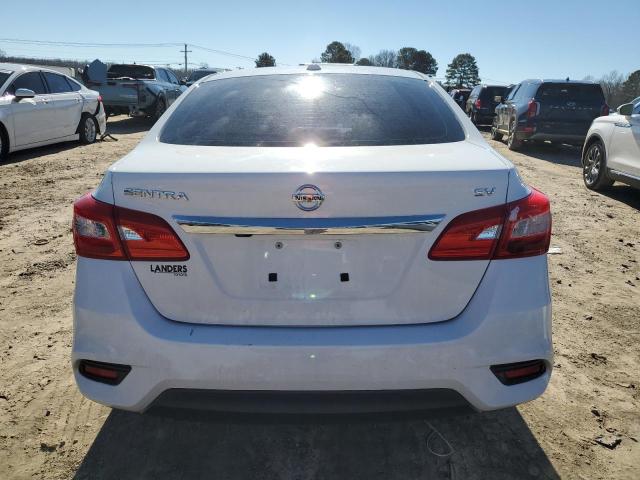 3N1AB7AP3KL616240 - 2019 NISSAN SENTRA S WHITE photo 6