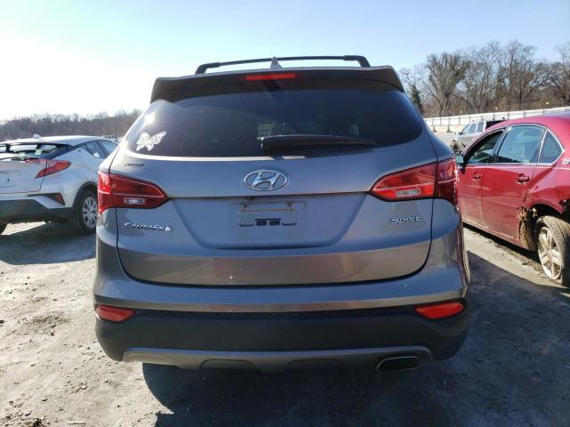 5XYZU3LB0GG315976 - 2016 HYUNDAI SANTA FE S SILVER photo 6