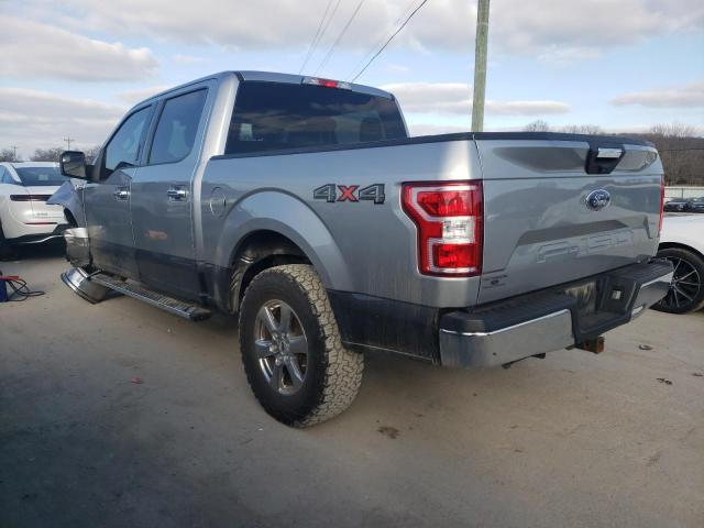 1FTEW1E58LKD30038 - 2020 FORD F150 SUPERCREW GRAY photo 2