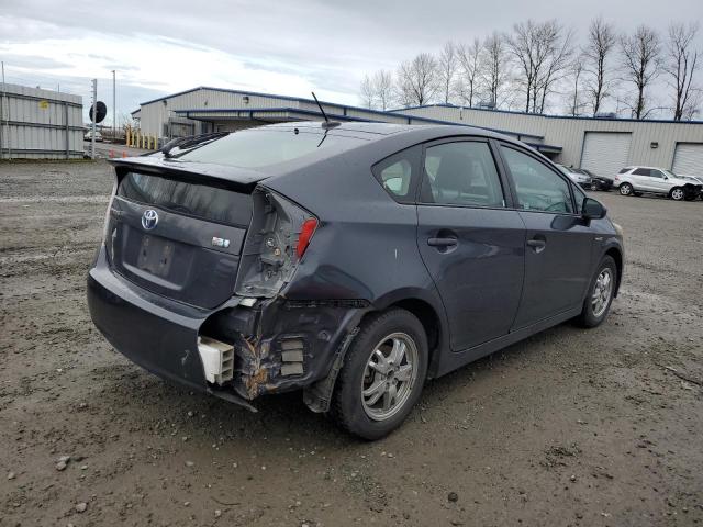 JTDKN3DUXA0195034 - 2010 TOYOTA PRIUS GRAY photo 3