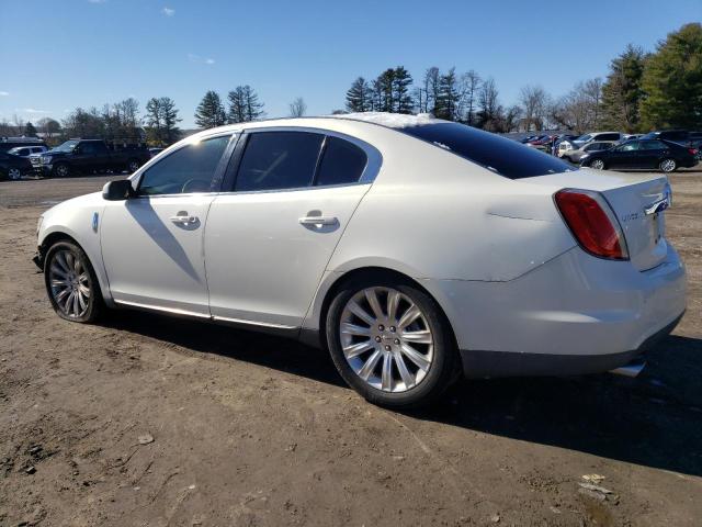 1LNHM93R39G613736 - 2009 LINCOLN MKS WHITE photo 2