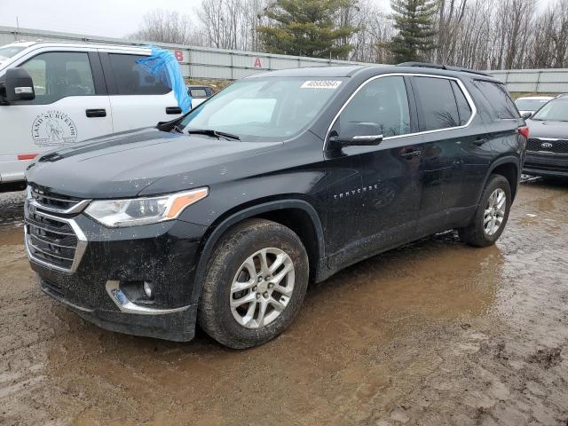 1GNEVGKW2KJ239250 - 2019 CHEVROLET TRAVERSE LT BLACK photo 1