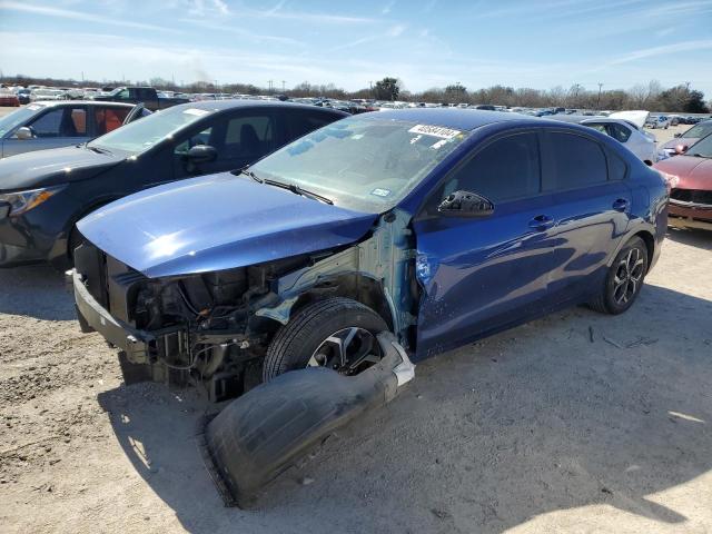 3KPF24AD8ME343391 - 2021 KIA FORTE FE BLUE photo 1