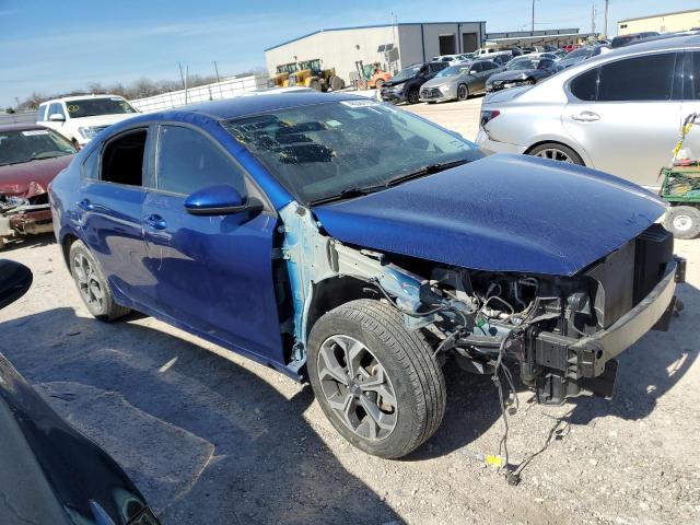 3KPF24AD8ME343391 - 2021 KIA FORTE FE BLUE photo 4