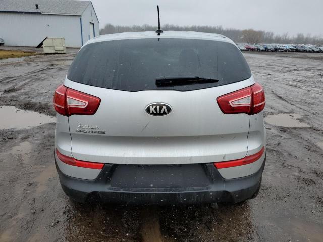 KNDPB3A20D7475073 - 2013 KIA SPORTAGE BASE SILVER photo 6