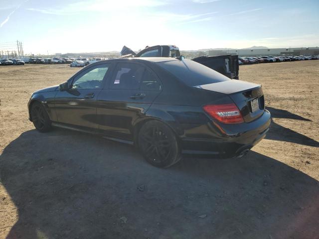 WDDGF4HB8CA619248 - 2012 MERCEDES-BENZ C 250 BLACK photo 2